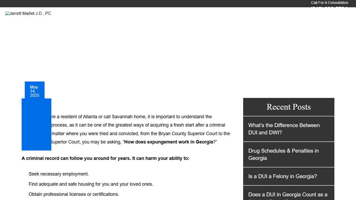 How Does Expungement Work in Georgia? Who Qualifies? 2026